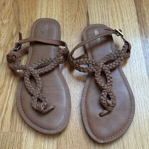 Merona Braided Tan Sandals